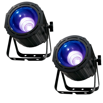 American DJ Products UV COB CANNON LED UV Wash Light with Variable Speed Strobe-PAIR