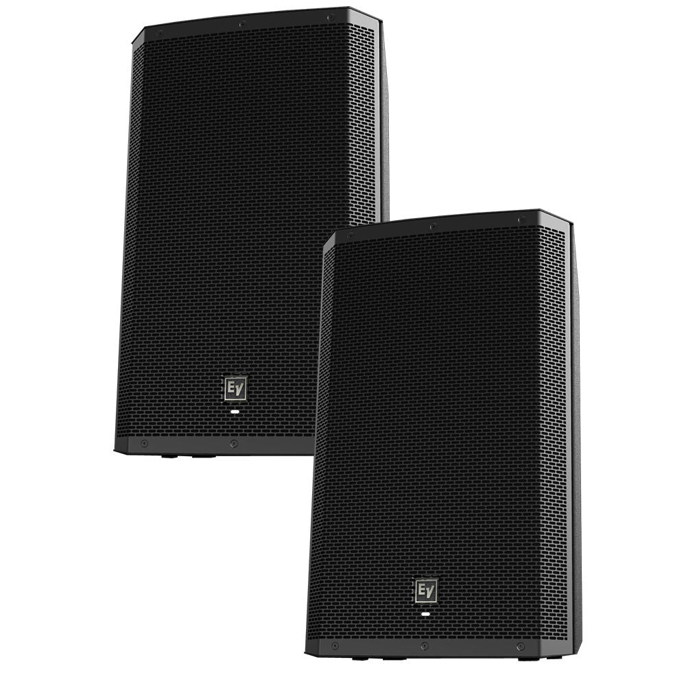 EV Electro-Voice ZLX-12BT Bluetooth Pair of 2-Way Powered 1000W Speakers (PAIR)