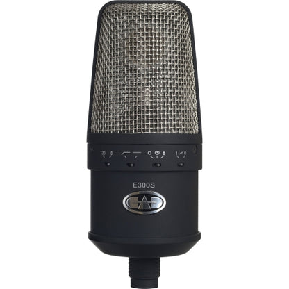 CAD Equitek e300 Multi-Pattern Condenser Microphone (Black) w/ High Pass Filter B-Stock