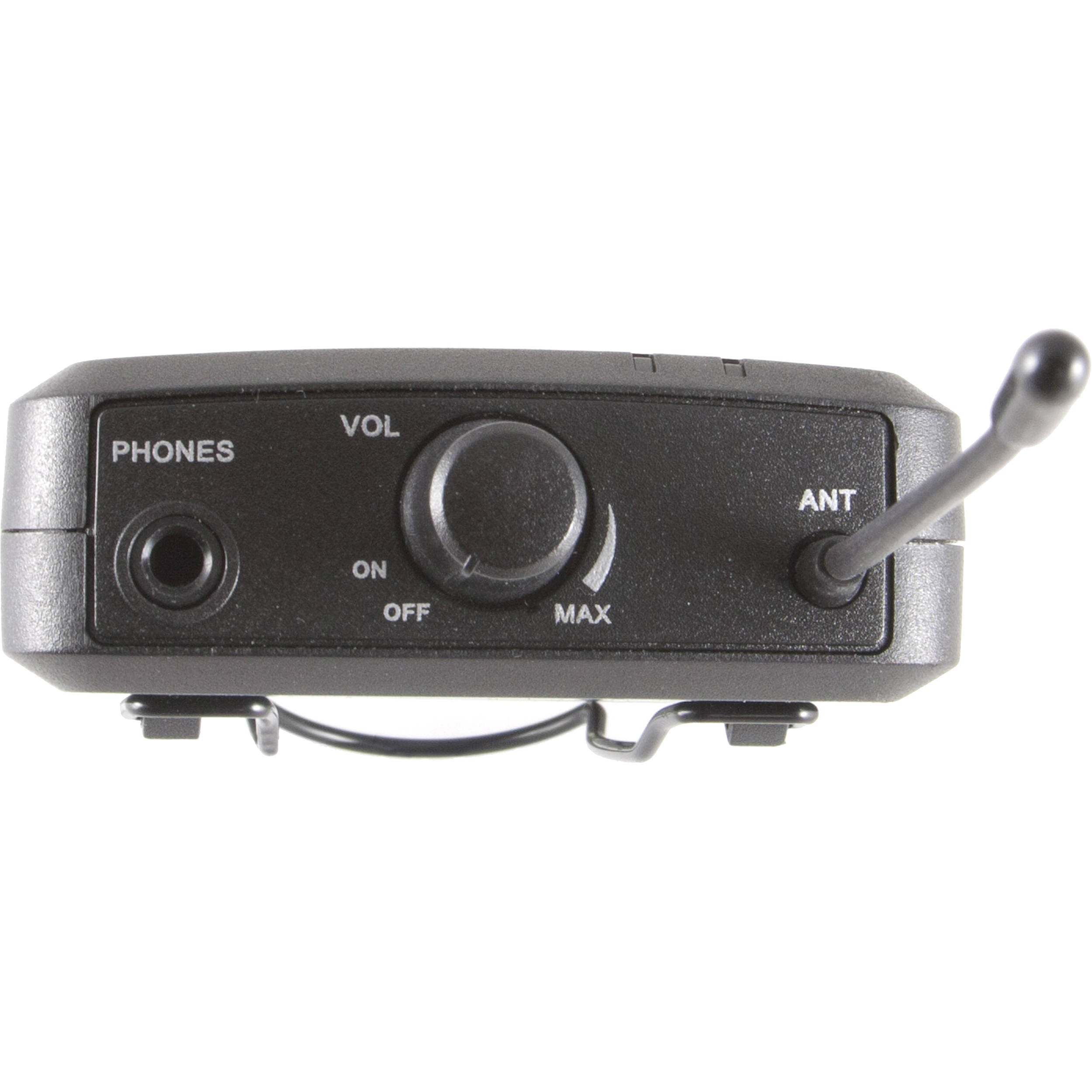 CAD GXLIEMBP Bodypack Receiver with MEB1 Earbuds B-Stock