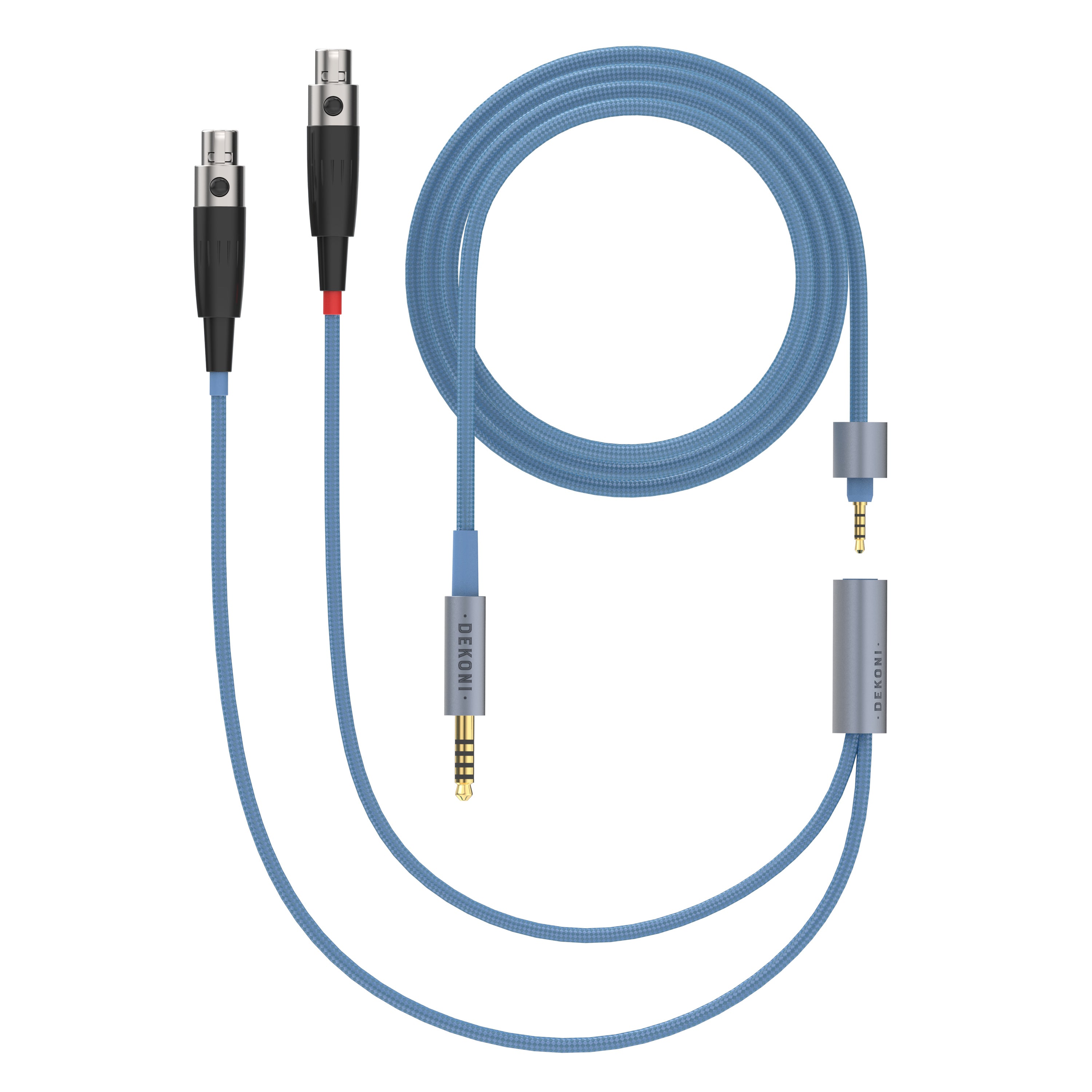 Dekoni Audio Ensemble 4.4mm 64 Nylon Wrapped Cable with 4-pin Mini XLR Headphone Connectors