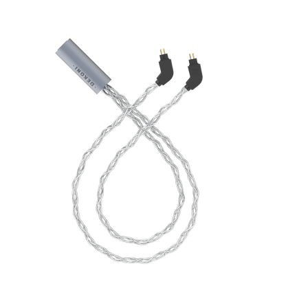 Dekoni Audio Ensemble 1/8 SPC Braided Cable with 2-Pin IEM Connectors (52)