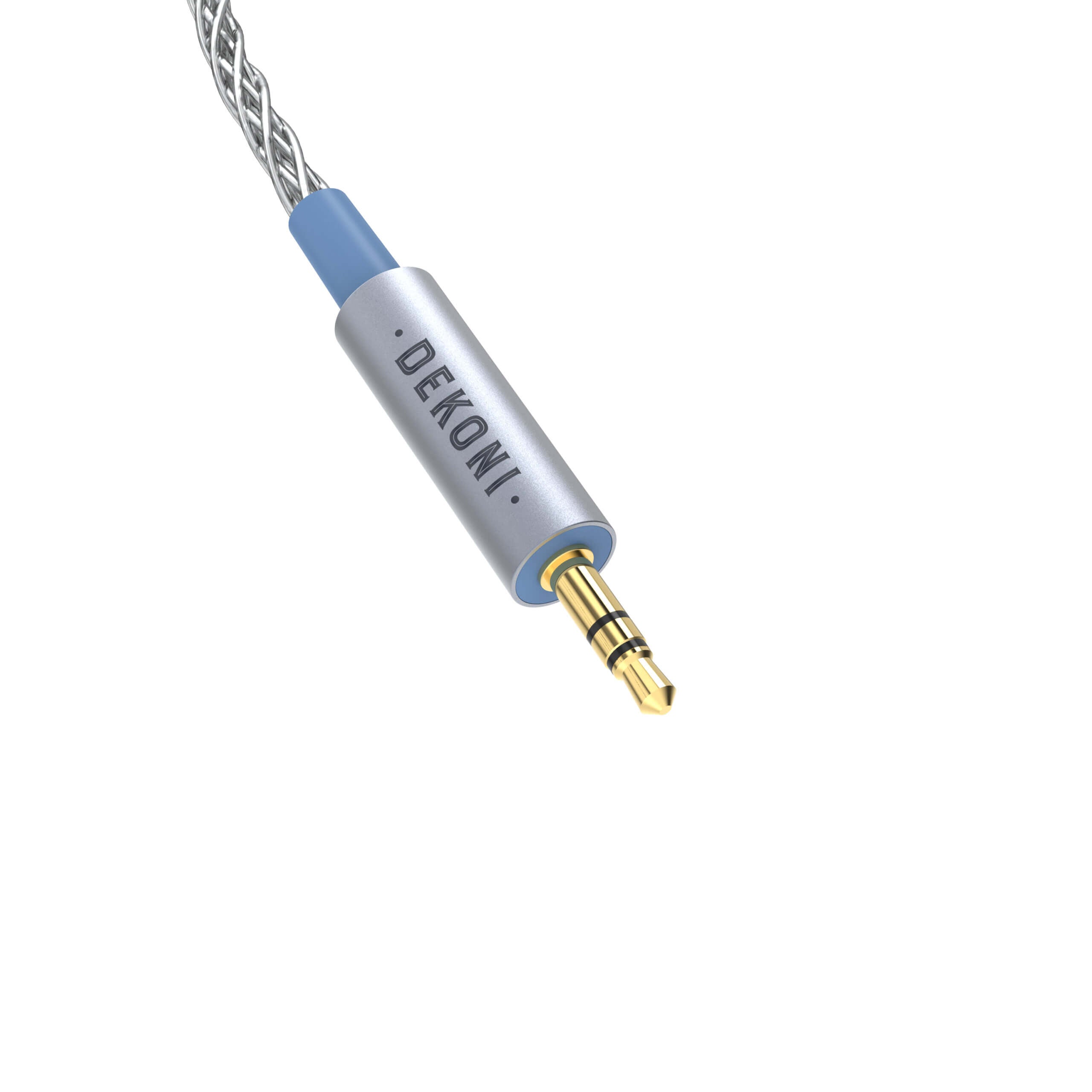 Dekoni Audio Ensemble 1/8 Silver Plated Copper Braided Cable with MMCX IEM Connectors (52)