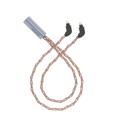 Dekoni Audio Ensemble 1/4 PCUHD Cable with 2-Pin IEM Connectors (52)