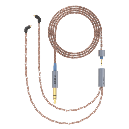 Dekoni Audio Ensemble 1/4 PCUHD Cable with MMCX IEM Connectors (52)