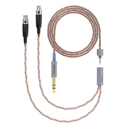 Dekoni Audio Ensemble 1/4 PCUHD Cable with 4-pin Mini XLR Headphone Connectors (64)