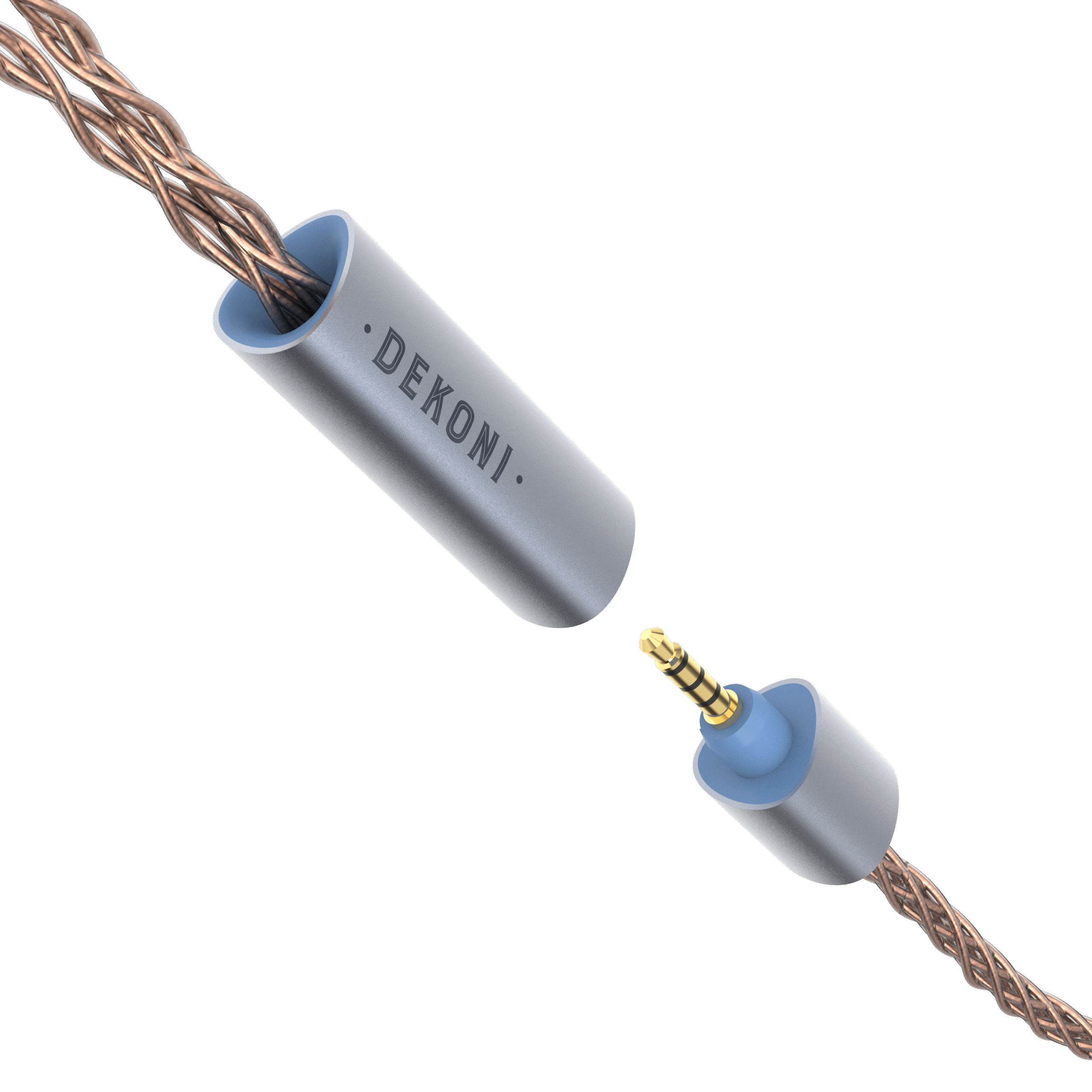 Dekoni Audio Ensemble 1/4 Nylon Wrapped Cable with 3.5mm Headphone Connectors (52)