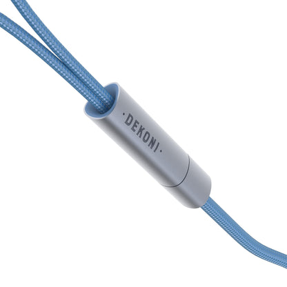 Dekoni Audio Ensemble 1/4 Nylon Wrapped Cable with 4-pin Mini XLR Headphone Connectors (64)