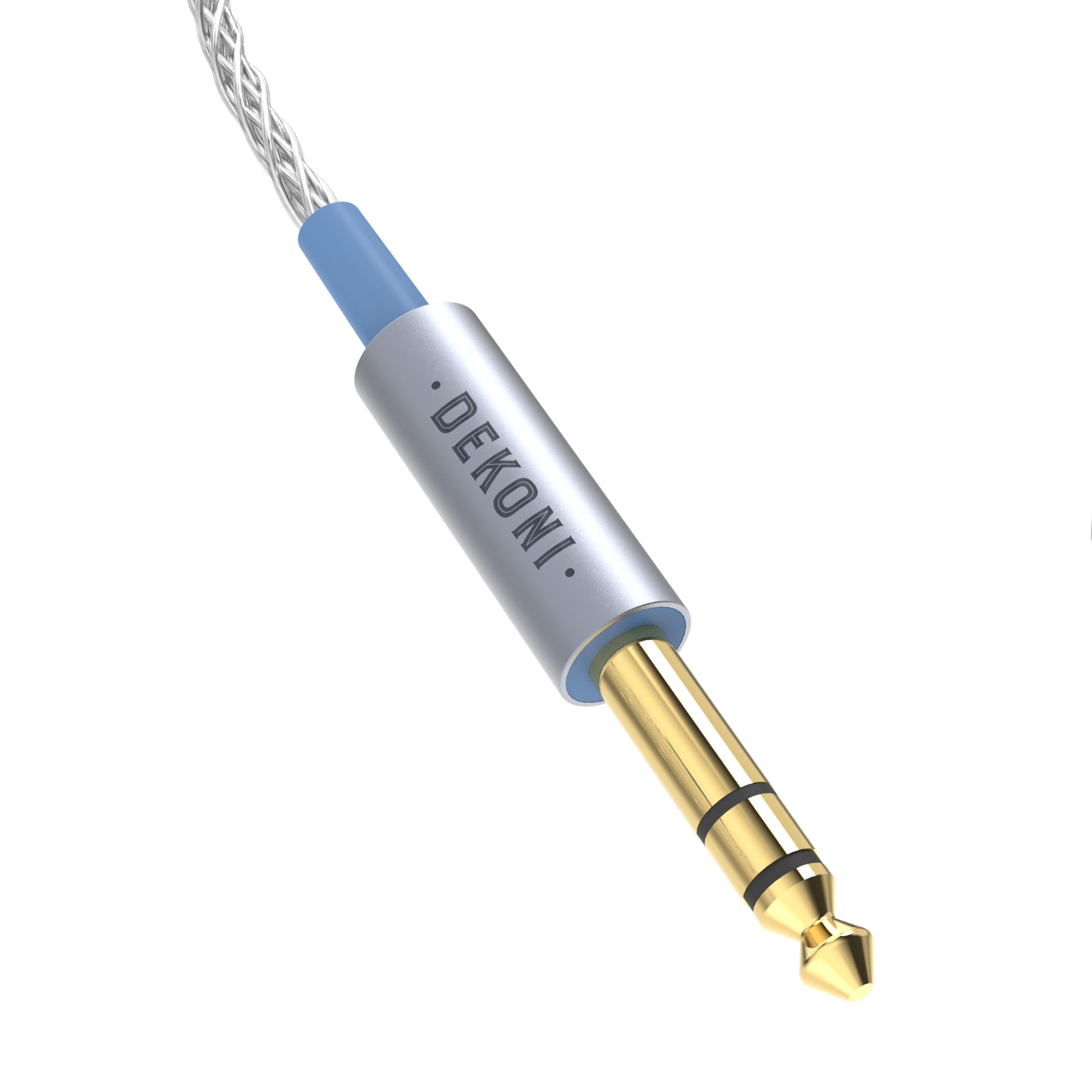 Dekoni Audio Ensemble 1/4 Braided Cable with HD600 Headphone Connectors (52)