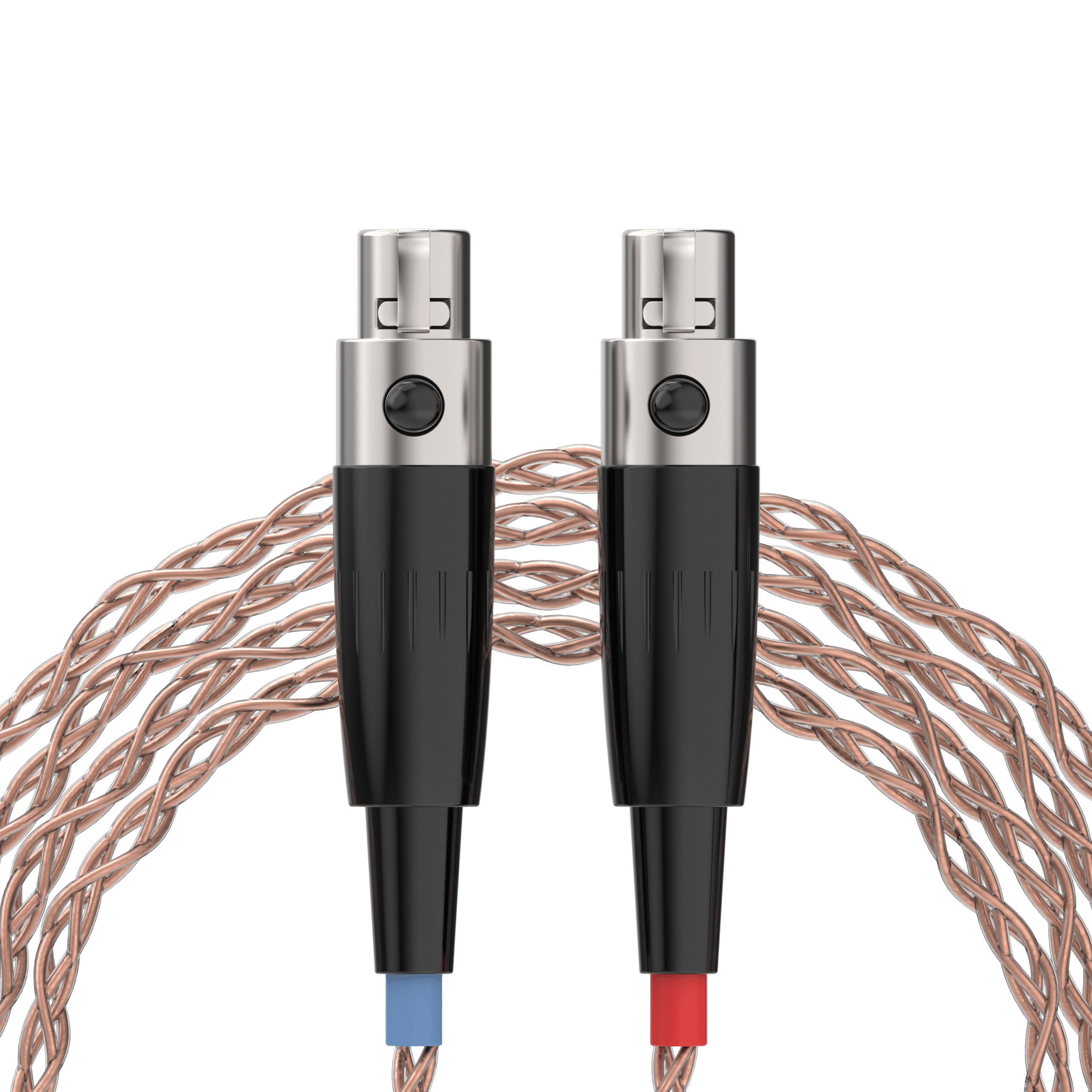 Dekoni Audio Ensemble 1/4 Braided Cable with HD600 Headphone Connectors (52)
