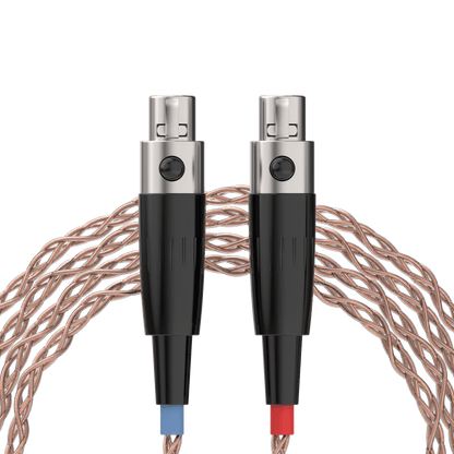 Dekoni Audio Ensemble 1/4 Braided Cable with HD600 Headphone Connectors (52)