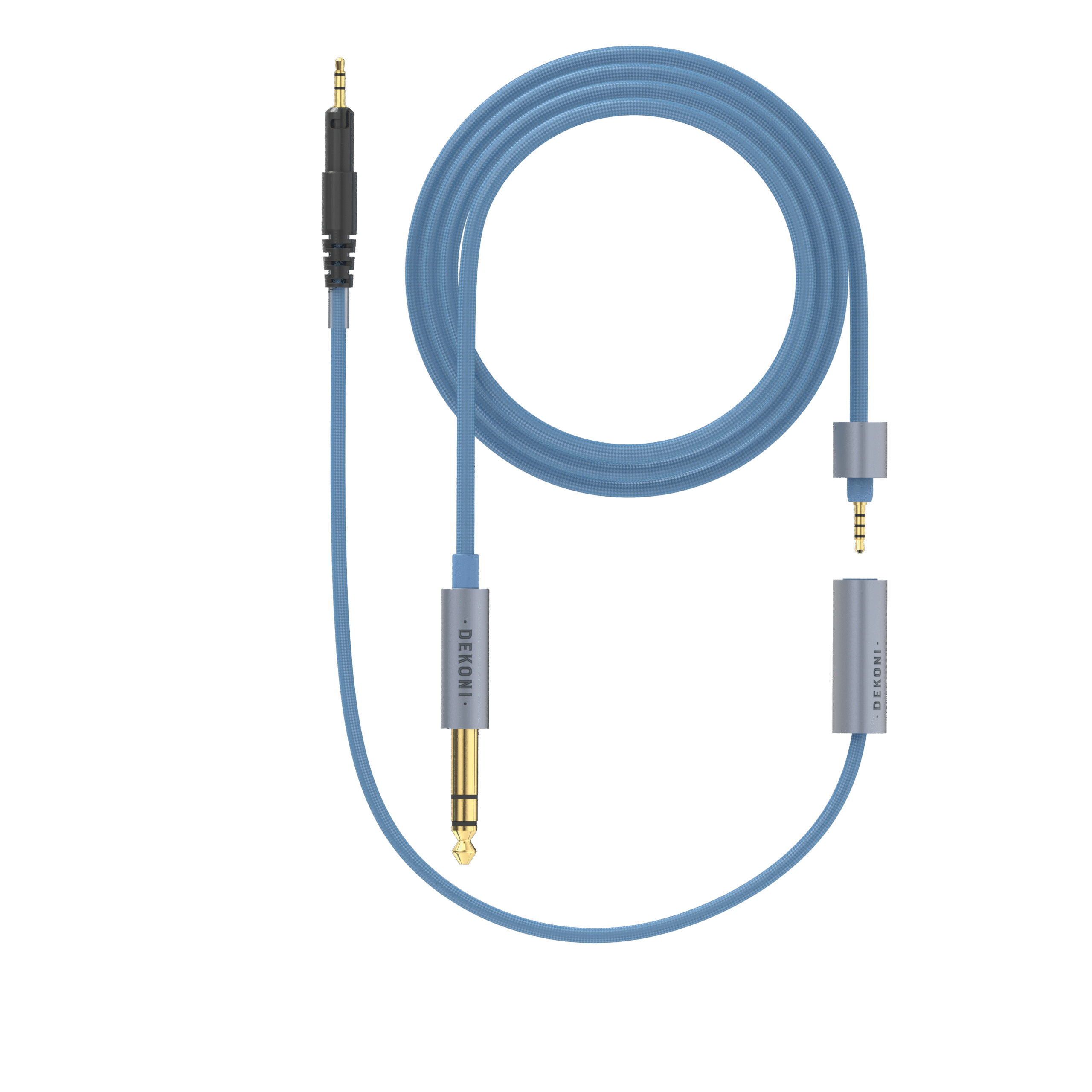 Dekoni Audio Ensemble 1/4 Nylon Jacket Cable with ATHM Headphone Connector (64)