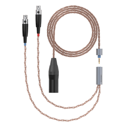 Dekoni Audio Ensemble 4-Pin XLR PCUHD Cable with 4-pin Mini XLR Headphone Connectors (64)