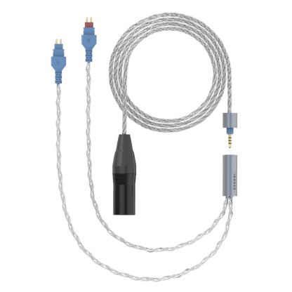Dekoni Audio Ensemble 4-Pin XLR Braided Cable with 4-pin Mini XLR Headphone Connectors (64)