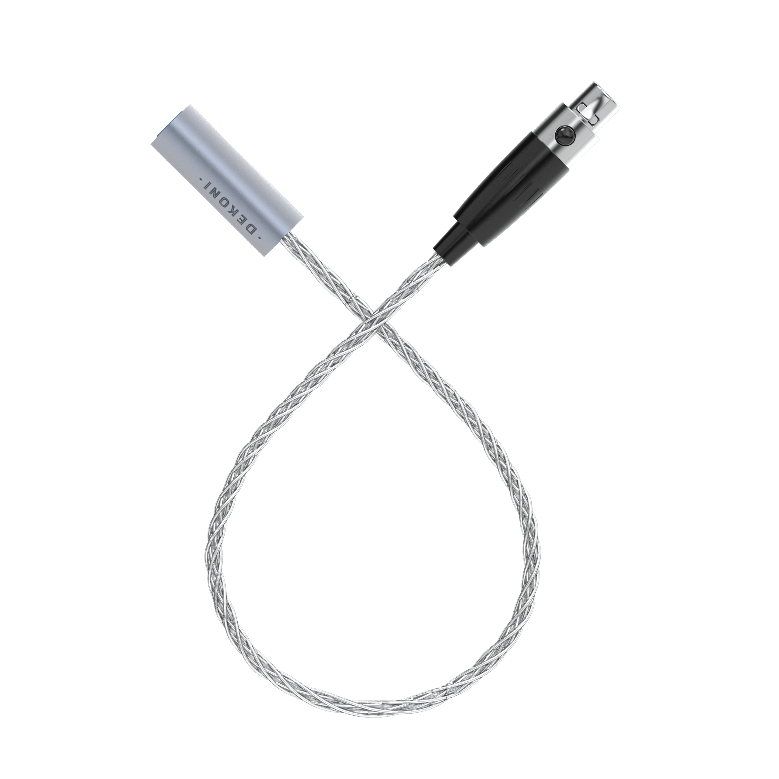 Dekoni Audio Ensemble 4-Pin XLR Braided Cable with 4-pin Mini XLR Headphone Connectors (64)