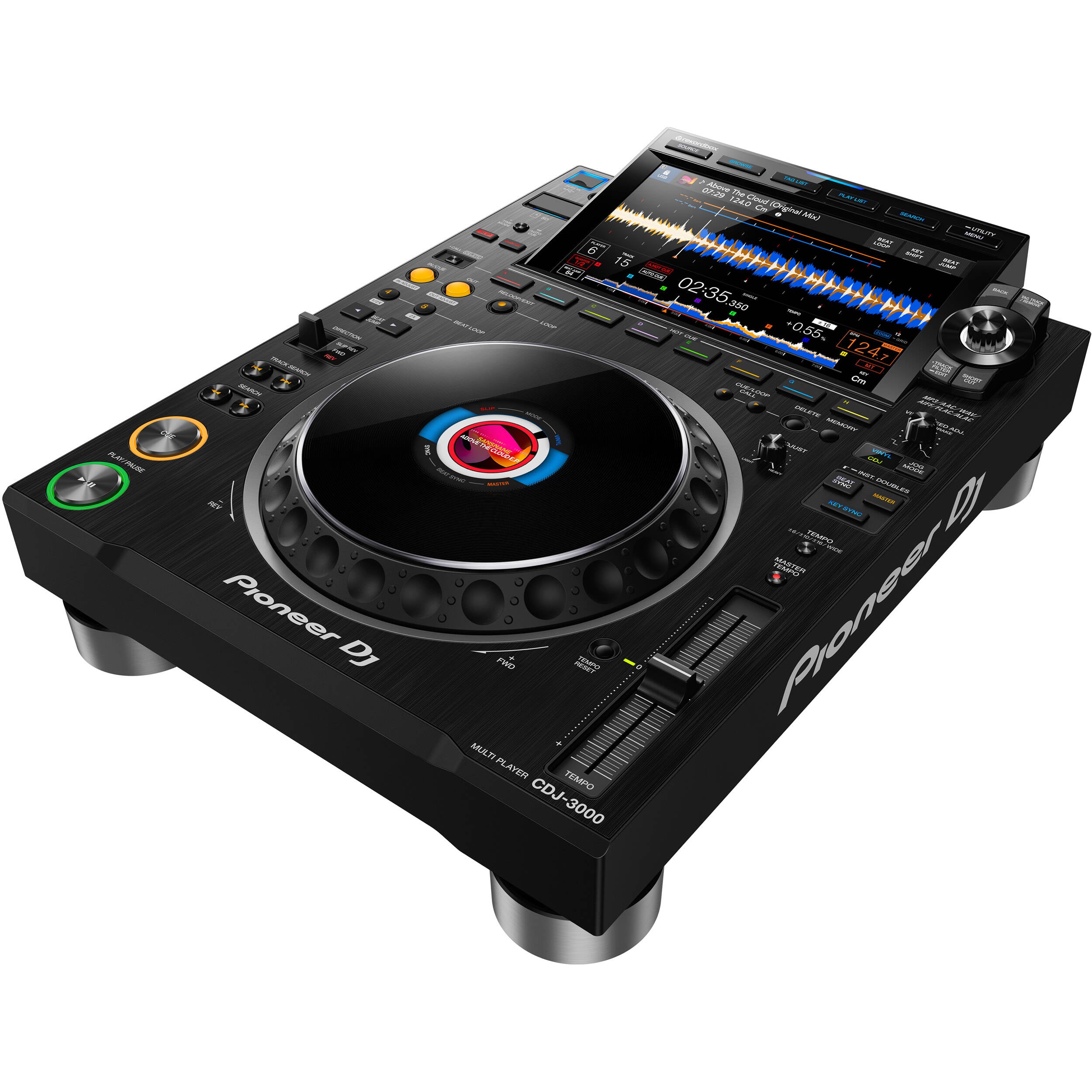 Pioneer CDJ ブラック① Pioneer DJ CDJ-3000 High-Resolution Pro-DJ Multiplayer (Black