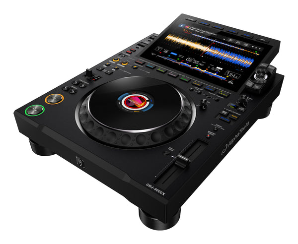 AlphaTheta CDJ-3000X High-Resolution Professional DJ Player (Black