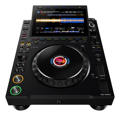 AlphaTheta CDJ-3000X High-Resolution Professional DJ Player (Black)