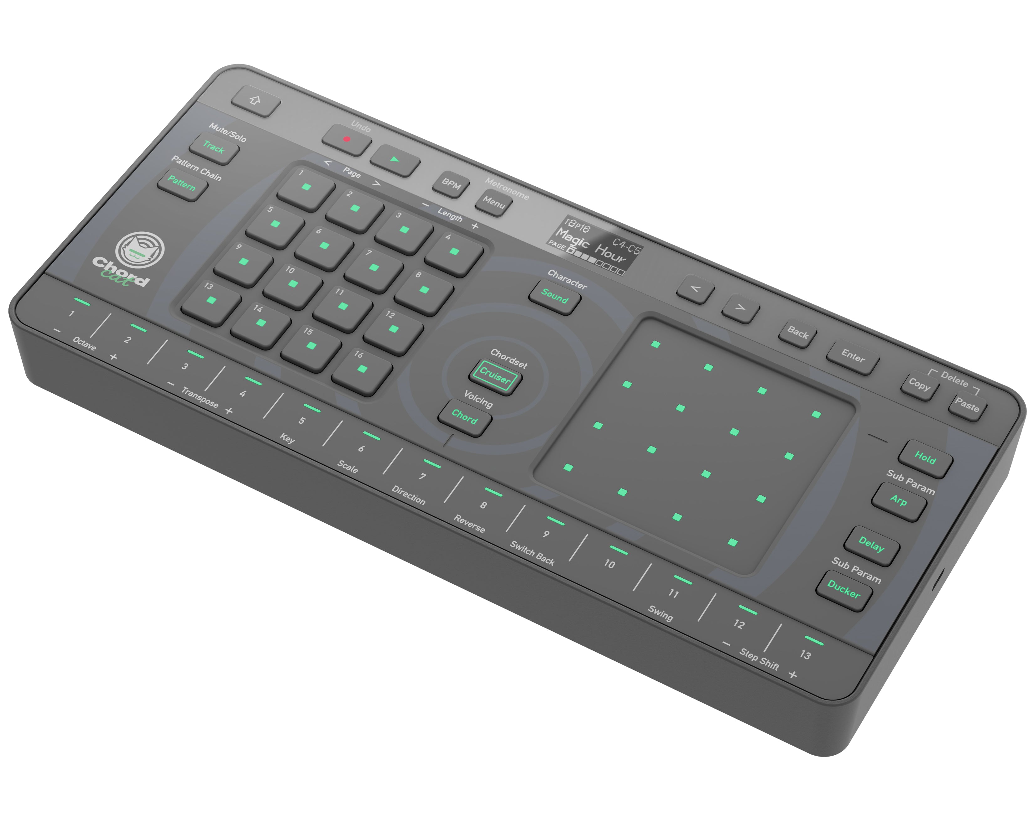 AlphaTheta CHORDCAT 8-Track Groovebox Controller