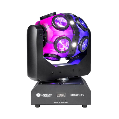 ColorKey Kraken FX Energizing QUAD Color LED Effect Light with Built-in Blinder