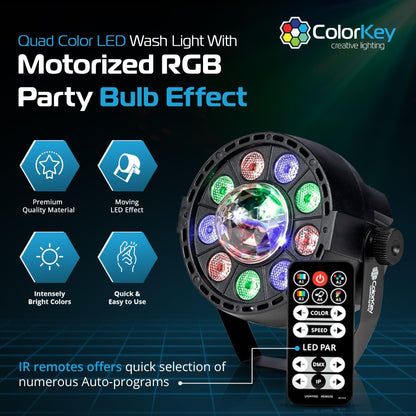 ColorKey CKU-1083 Party Light FX 3-Pack Bundle