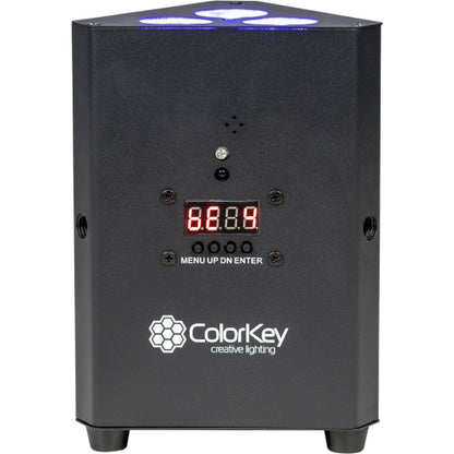 ColorKey CKU-2060 TrussPar QUAD 3 GO Battery Powered Tri-Par Truss Warming Fixture