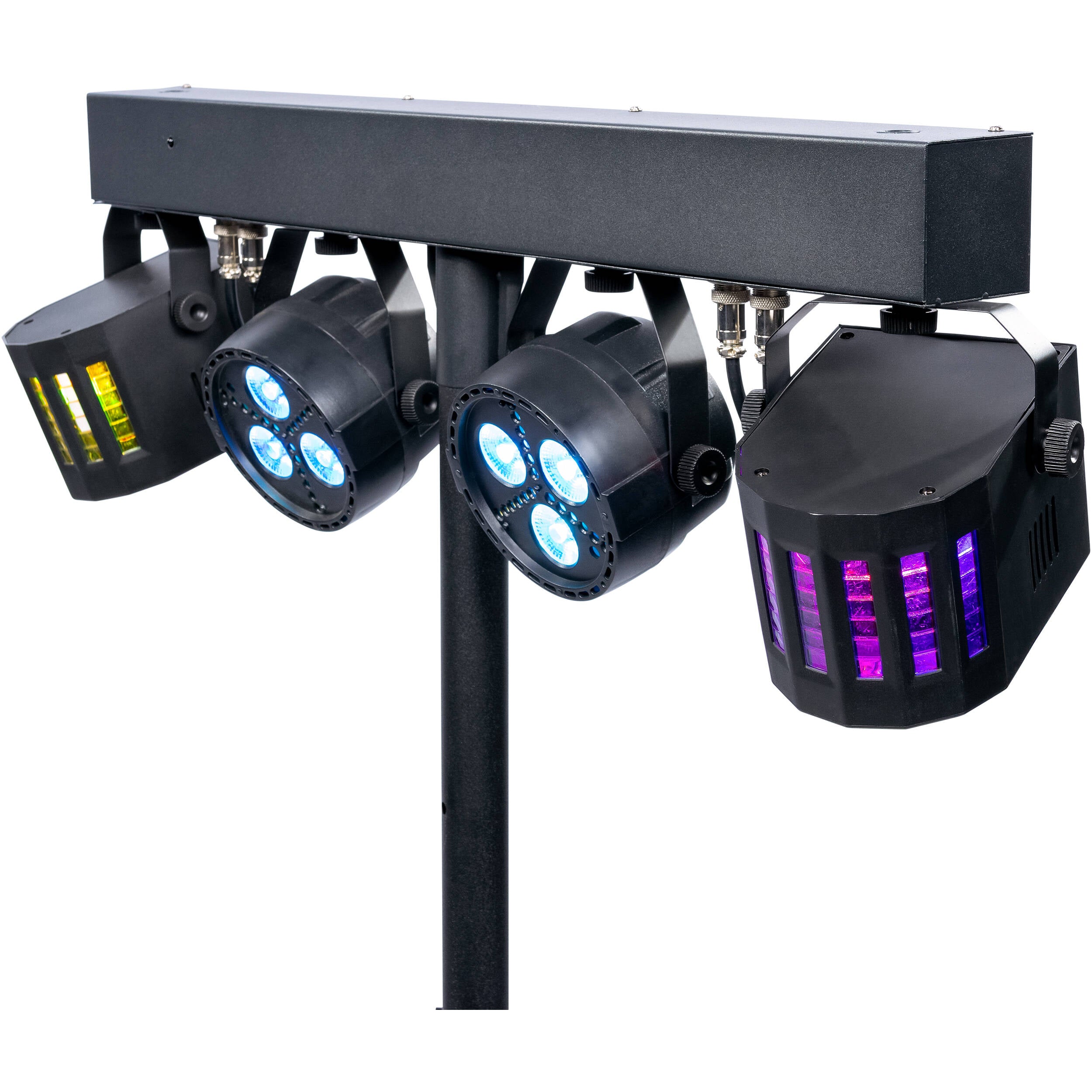 ColorKey CKU-3020 PartyBar Go Compact, All-in-One, Battery Powered Lighting Package
