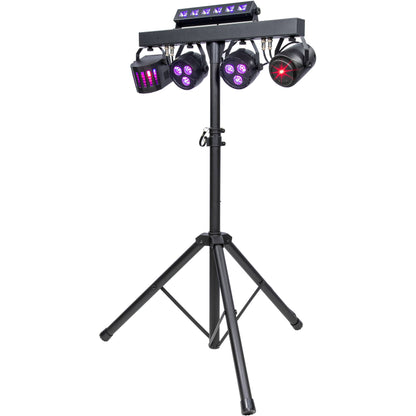 ColorKey CKU-3030 PartyBar FX Compact, All-In-One, Multi-Effect Lighting Package