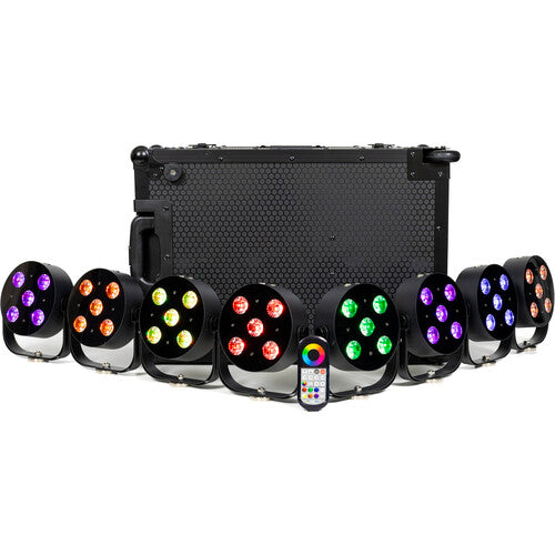 ColorKey CKU-6038 MobilePar HEX 5 | 8-Pack with Charging Road Case Trolley