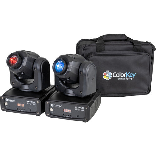 ColorKey CKU-6102 Mobile Spot 50 | 2-Pack Bundle w/ Carrying Bag