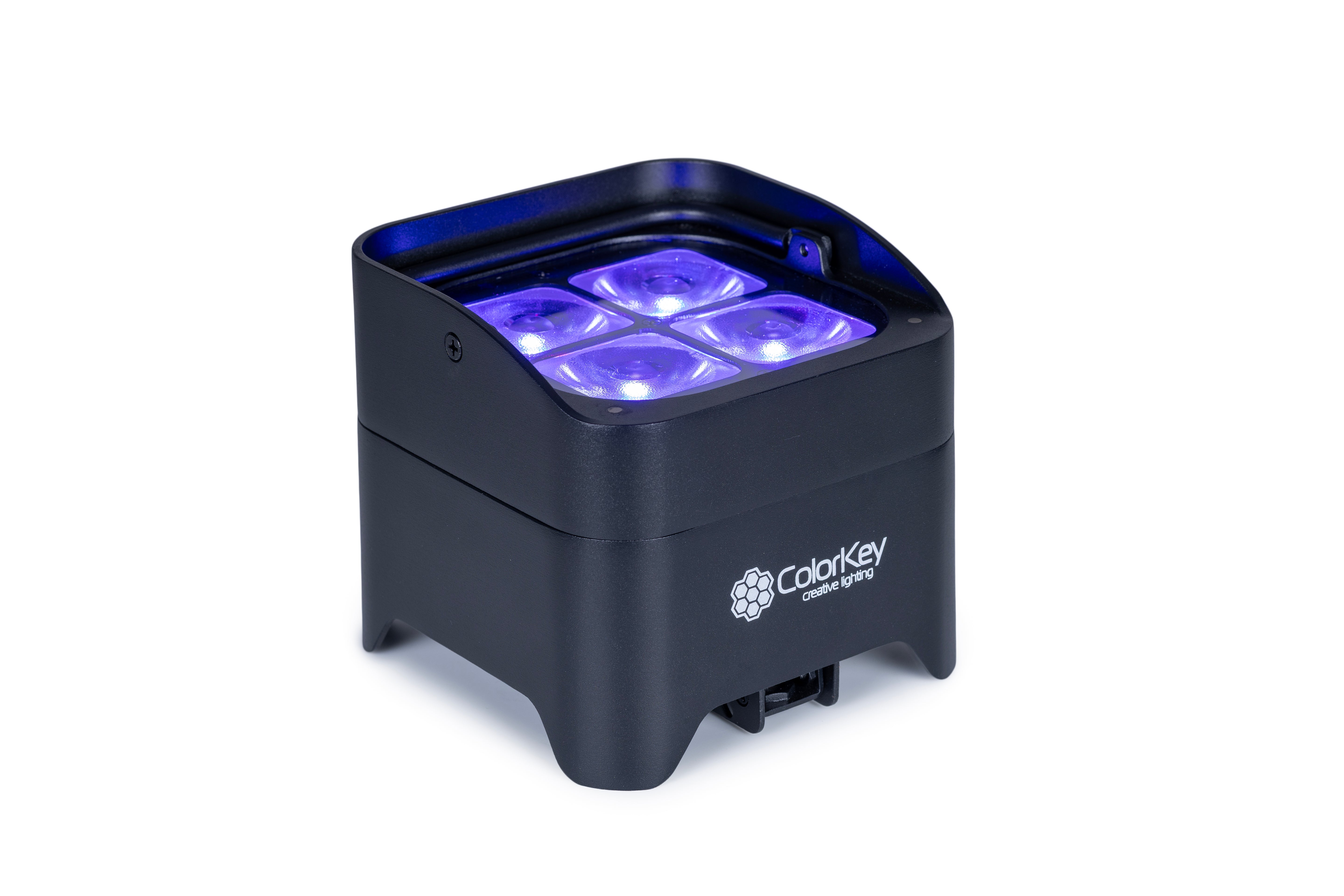 ColorKey CKU-6224 MobilePar Mini Hex 4 MKII (4-Pack w/ Carrying Case)