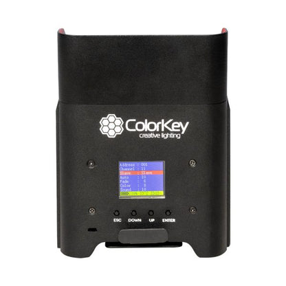 ColorKey CKU-7064 AirPar HEX 4 - 4-Pack Bundle with Hardshell Case