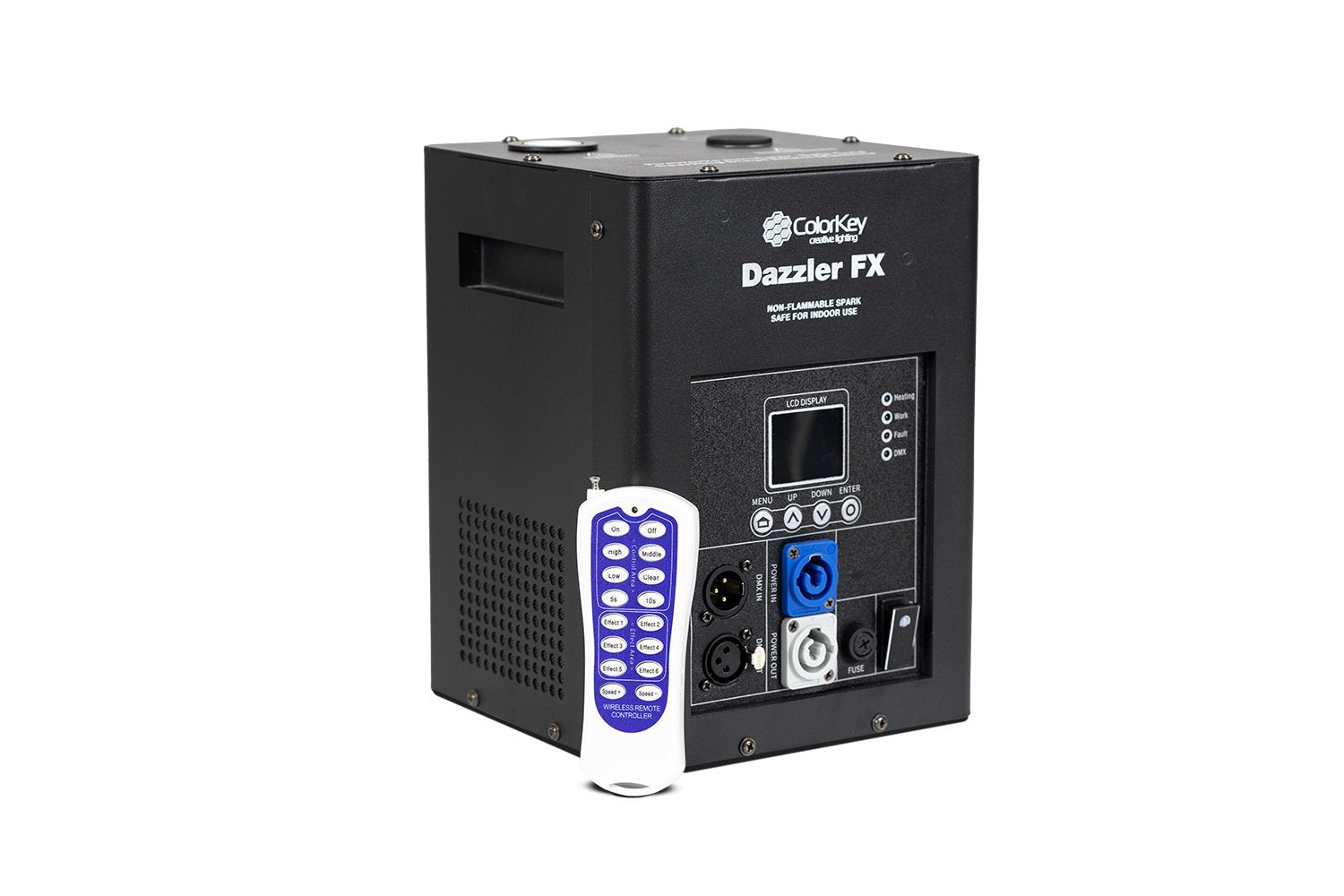 ColorKey CKU-7710 Dazzler FX MKII Cold Spark Machine Black