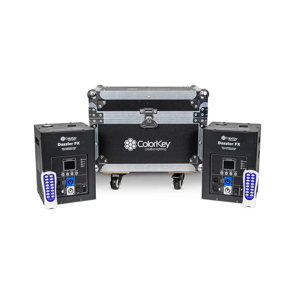 ColorKey CKU-7712 Dazzler FX MKII 2-Pack Bundle w/ Case (Black)