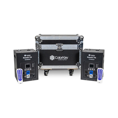 ColorKey CKU-7712 Dazzler FX MKII 2-Pack Bundle w/ Case (Black)