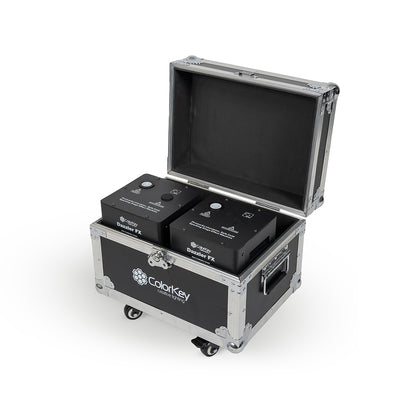 ColorKey CKU-7712 Dazzler FX MKII 2-Pack Bundle w/ Case (Black)