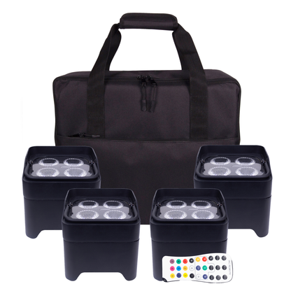 Colorkey CKW-6024 4-Pack MobilePar Mini Hex 4 with Case