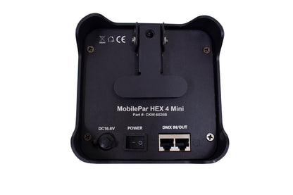 Colorkey CKW-6024 4-Pack MobilePar Mini Hex 4 with Case