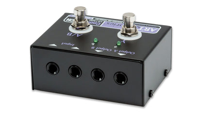 ART COOLSWITCH A/B-Y Switcher with LED's allows switching of Source Signal between 2 Amplifiers or 2 Sources to an Amplifier