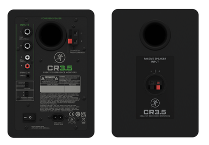 Mackie CR3.5 3.5 Powered Studio Monitors w/ Tone Control