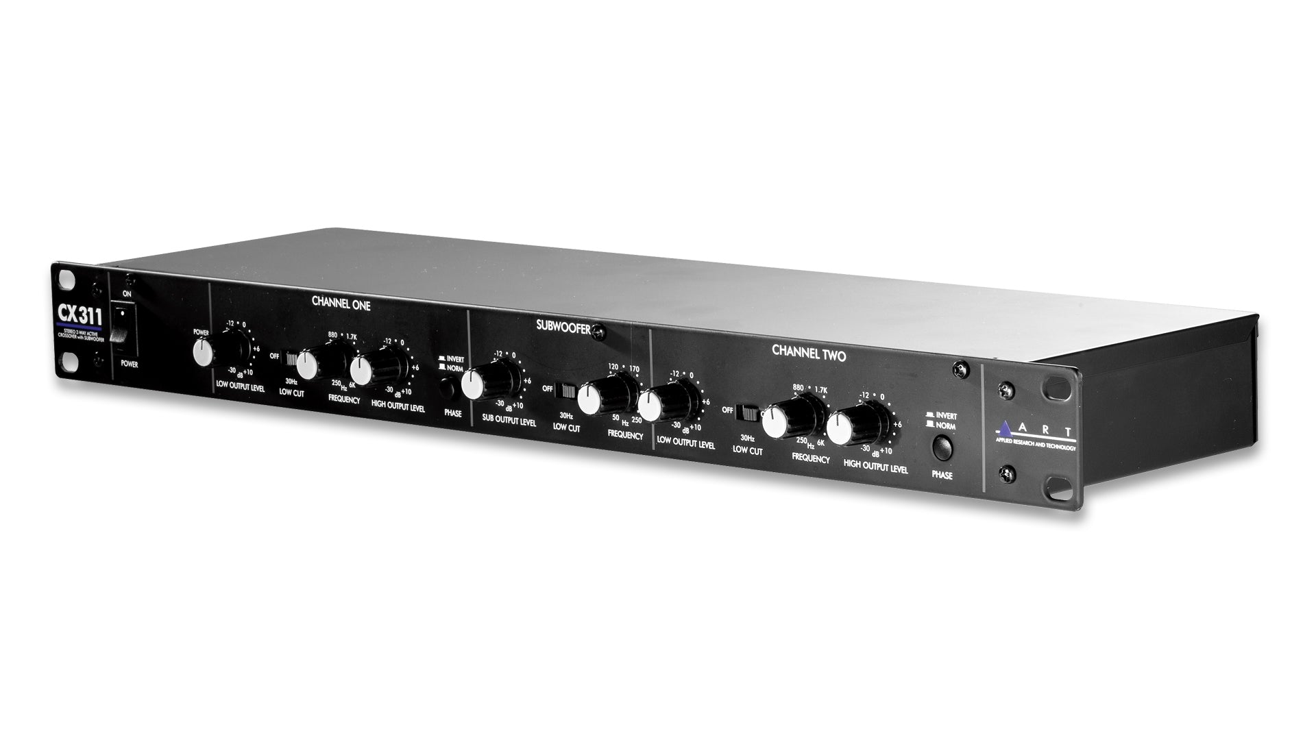 ART CX311 2way Crossover with Subwoofer Out
