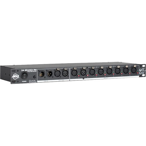 American DJ D4 Branch RM 4-Way DMX Distributor/Booster