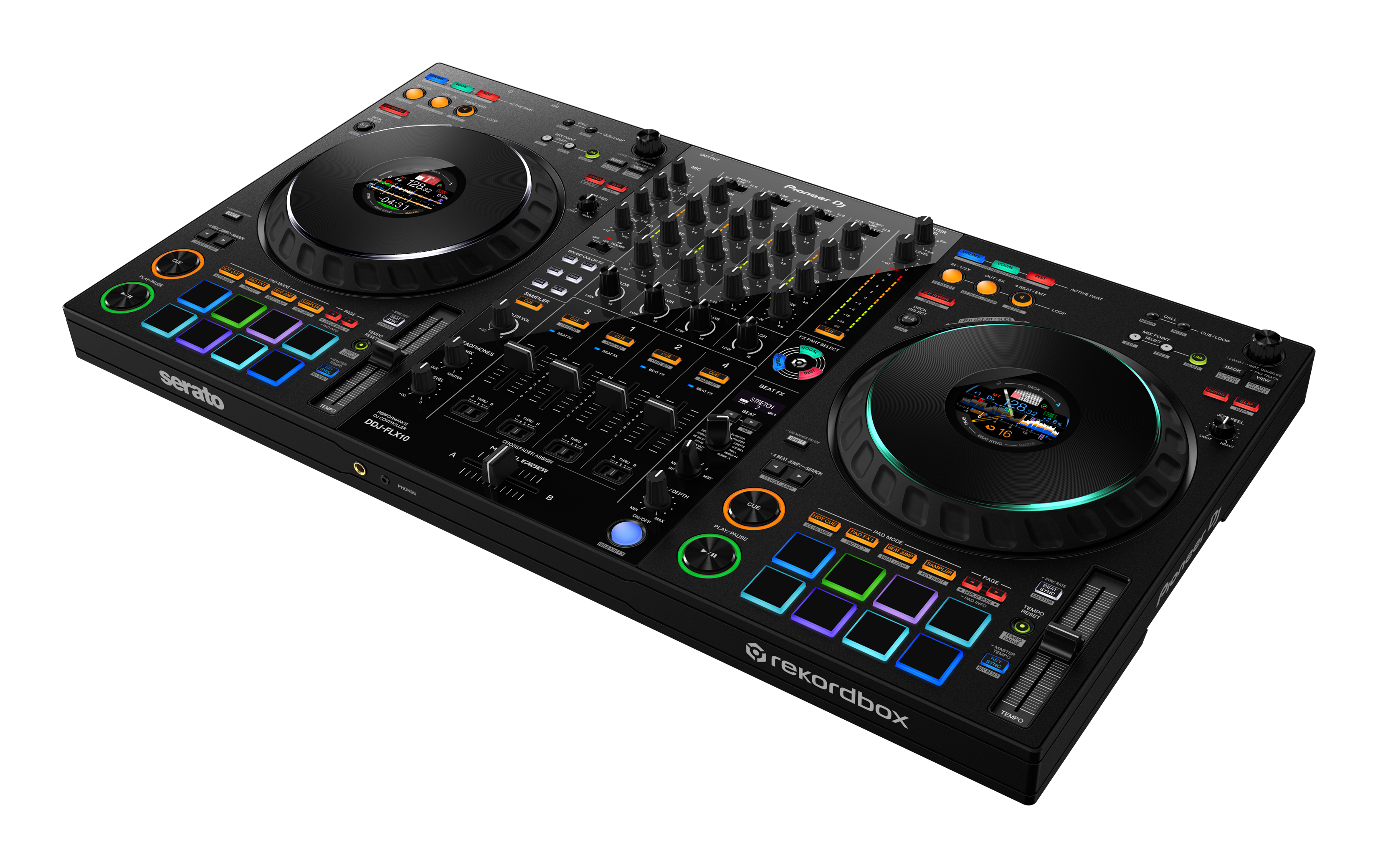 Pioneer DJ DDJ-FLX10 rekordbox DJ and Serato Controller