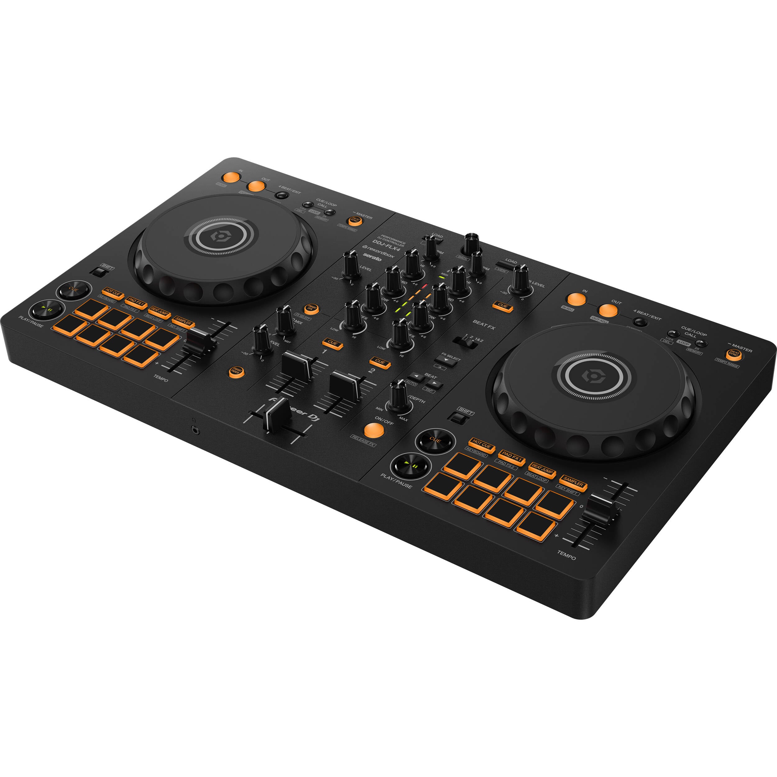 DDJ-FLX4 rekordbox＆Serato DJ対応2chPCDJ Pioneer DJ DDJ-FLX4 Portable 2-Channel rekordbox DJ and Serato