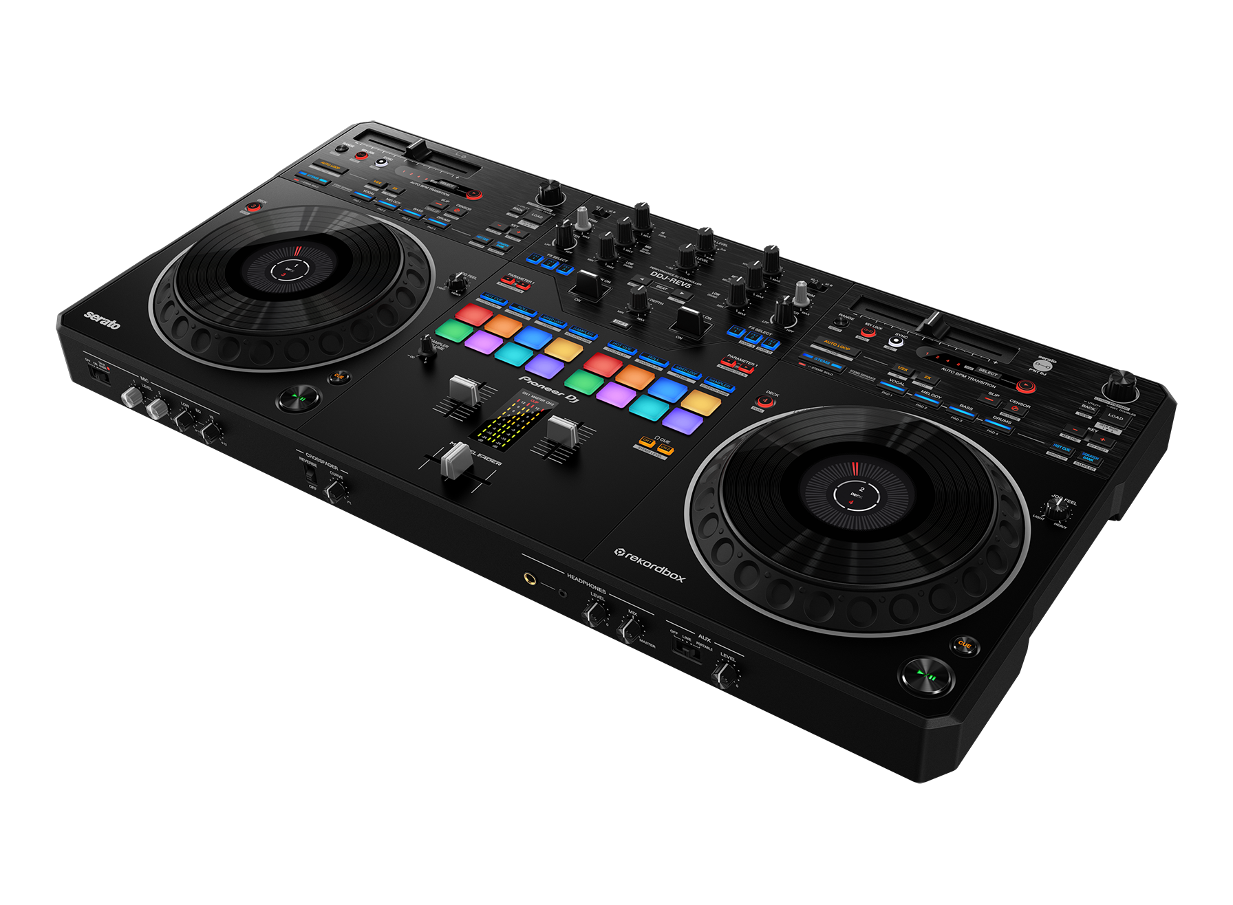 Pioneer DJ DDJ-REV5 Scratch-Style 2- Channel Proformance DJ Controller (Black)
