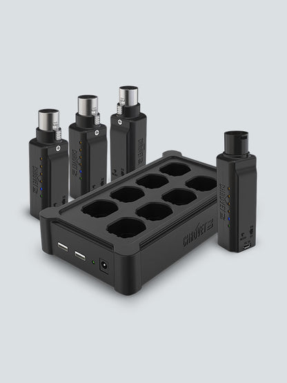 Chuavet DJ D-Fi XLR Pack with One Transmitter and Three Receivers