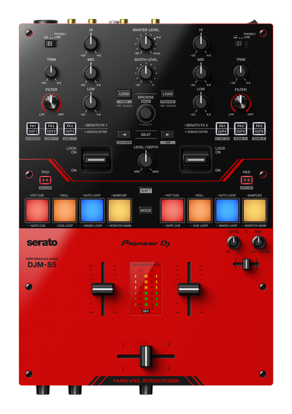 Pioneer DJ DJM-S5 2-Channel DJ Battle Mixer