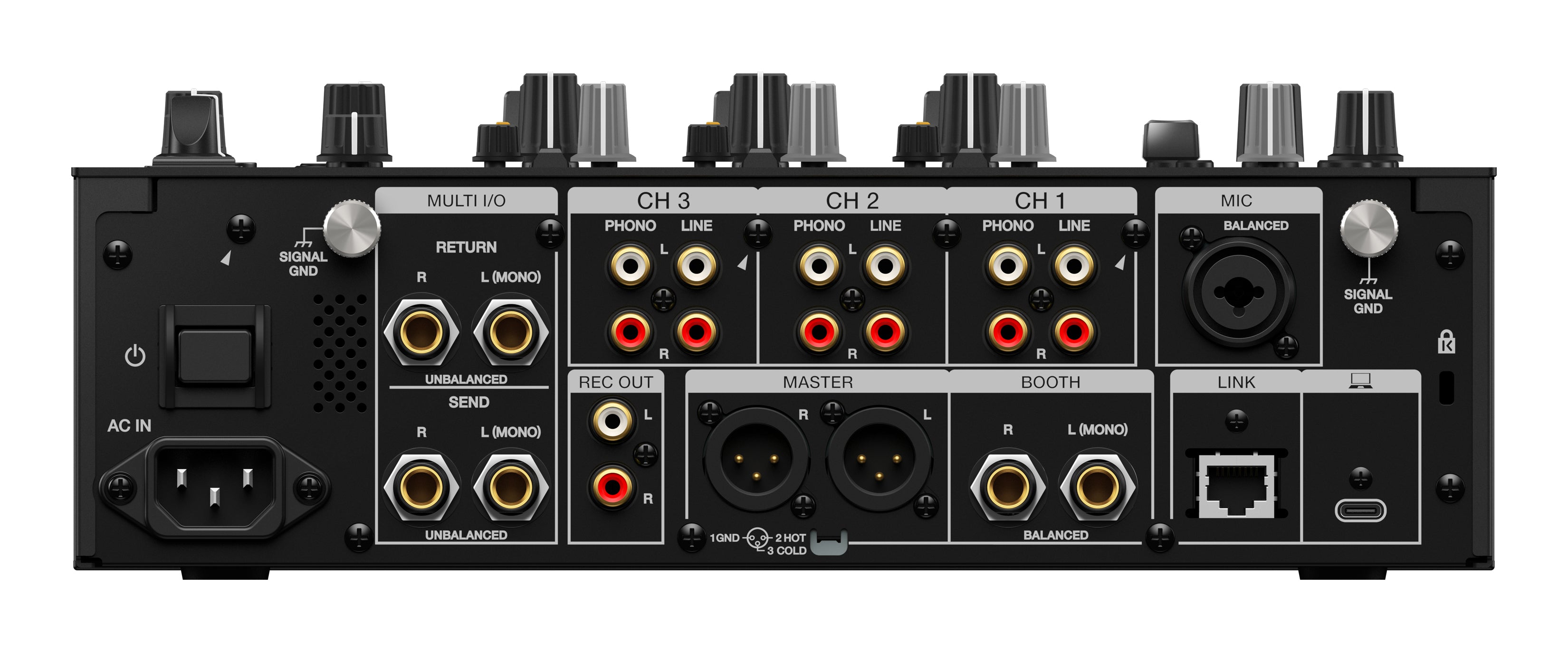 AlphaTheta DJM-V5 3-Channel DJ Mixer