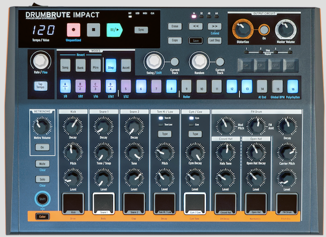 Arturia DrumBrute Impact Analog Drum Machine