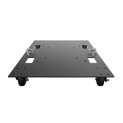 Global Truss Modular Lighting Quick Grids in black Quad + Baseplate w/ Wheels